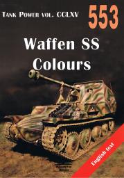 Nr 553 Waffen SS Colour. Autor: Janusz Ledwoch. Dadada.pl Okładka książki Nr 553 Waffen SS Colour