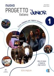 Okładka książki Nuovo Progetto italiano Junior 1. DVD + CD