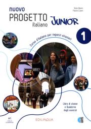 Okładka książki Nuovo Progetto italiano Junior 1 podręcznik + ćwiczenia