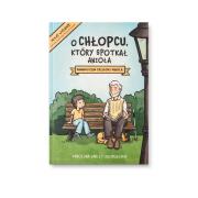 O chłopcu, który spotkał anioła. Autor: Karolina Garlej-Zgorzelska. Dadada.pl Okładka książki O chłopcu, który spotkał anioła