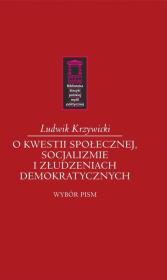 Okładka książki O kwestii społecznej, socjalizmie i złudzeniach demokratycznych
