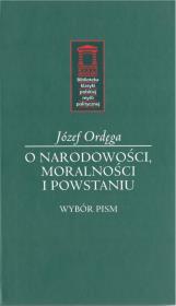 Okładka książki O narodowości, moralności i powstaniu