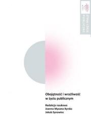 Obojętność i wrażliwość w życiu publicznym. Autor:   Praca zbiorowa. Dadada.pl Okładka książki Obojętność i wrażliwość w życiu publicznym