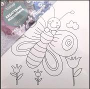 Obrazy do malowania Motylek  25cmx25cm. Wydawca: Norimpex. Dadada.pl Opakowanie Obrazy do malowania Motylek  25cmx25cm