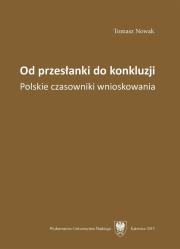 Okładka książki Od przesłanki do konkluzji. Polskie czasowniki...