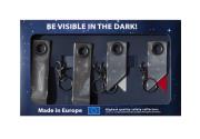 Opakowanie Odblaskowe breloczki Tech Line - Zestaw 4 sztuk