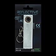 Opakowanie Odblaskowy breloczek Tech Line - Biały pasek