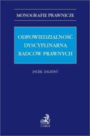 Okładka książki Odpowiedzialność dyscyplinarna radców