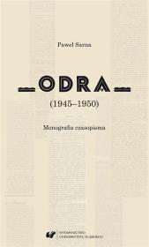 Okładka książki Odra (19451950). Monografia czasopisma