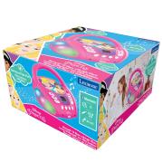 Odtwarzacz CD Bluetooth Księżniczki z efektami świetlnymi RCD109DP. Wydawca: Lexibook. Dadada.pl Opakowanie Odtwarzacz CD Bluetooth Księżniczki z efektami świetlnymi RCD109DP