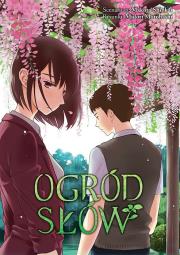 Ogród słów. Autor: Shinkai Makoto, Midori Motohashi. Dadada.pl Okładka książki Ogród słów