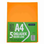 Opakowanie Okładka A4 Neon Line nieregulowana (5szt) ASTRAPAP