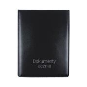 Opakowanie Okładka pionowa na dokumenty ucznia czarna