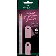 Opakowanie Ołówek 2szt + gumka + temperówka FABER CASTELL