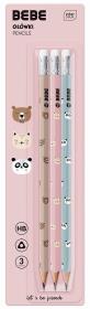 Opakowanie Ołówek 3 sztuki BB Friends Girls