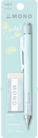 Ołówek automat, Mono Graph 0,5mm pastel + gumka. Wydawca: Tombow. Dadada.pl Opakowanie Ołówek automat, Mono Graph 0,5mm pastel + gumka