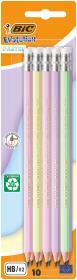 Ołówek BIC Evolution Pastel z gumką blister 10 szt.. Wydawca: Bic. Dadada.pl Opakowanie Ołówek BIC Evolution Pastel z gumką blister 10 szt.