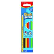 Ołówek drewniany HB kolorowa obudowa 12szt. Wydawca: Keyroad. Dadada.pl Opakowanie Ołówek drewniany HB kolorowa obudowa 12szt