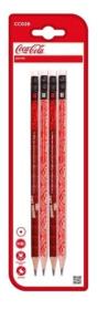 Opakowanie Ołówek HB z gumką Coca-Cola 4szt