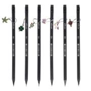 Opakowanie Ołówek z czarnego drewna z zawieszką (72szt) STRIG