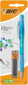 Ołówek z gumką BIC Velocity PRO 0.7mm MMP + rysiki 1 szt. mix. blister. Wydawca: Bic. Dadada.pl Opakowanie Ołówek z gumką BIC Velocity PRO 0.7mm MMP + rysiki 1 szt. mix. blister
