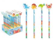 Opakowanie Ołówek z gumką do ścierania - morze (24szt)