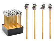 Opakowanie Ołówek z gumką do ścierania - ninja mix