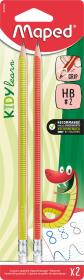 Ołówek z gumką Kidy Learn HB 2szt MAPED. Wydawca: Maped. Dadada.pl Opakowanie Ołówek z gumką Kidy Learn HB 2szt MAPED