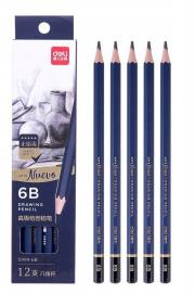 Ołówki do szkicowania 6B Nuevo 12szt DELI. Wydawca: DELI. Dadada.pl Opakowanie Ołówki do szkicowania 6B Nuevo 12szt DELI