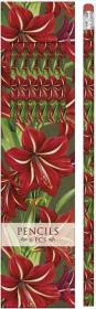 Opakowanie Ołówki ozdobne gwiazda betlejemska 6 sztuk