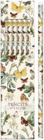 Opakowanie Ołówki ozdobne STPEN11 motyle - zestaw 6 sztuk