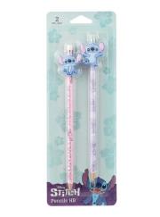 Opakowanie Ołówki z gumową nakładką Disney Fashion Stitch wzór 3 blister 2 szt.