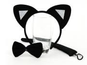 Opakowanie Opaska kot z muszką i ogonem