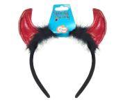 Opakowanie Opaska rogi diabełka z futerkiem
