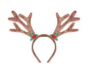 Opakowanie Opaska rogi renifera brązowa