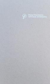 Oprawa skórzana. Autor: Paweł Stasiewicz. Dadada.pl Okładka książki Oprawa skórzana