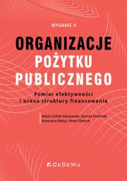 Okładka książki Organizacje pożytku publicznego