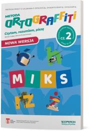 Okładka książki Ortograffiti Miks poziom średnio zaawansowany część 2 klasy IV-VI
