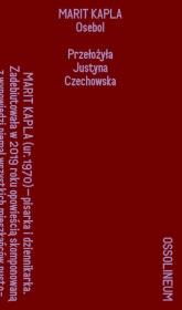 Osebol. Autor: Marit Kapla. Dadada.pl Okładka książki Osebol