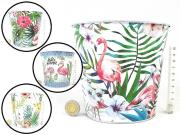 Opakowanie Osłonka na doniczkę metalowa 15x14cm MIX