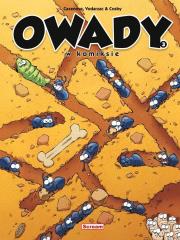 Owady w komiksie T.3. Autor: Christophe Cazenove, Francois Vodarzac. Dadada.pl Okładka książki Owady w komiksie T.3