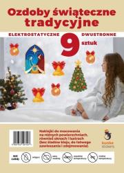 Opakowanie Ozdoby świąteczne elektrostatyczne tradycyjne 9szt