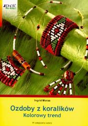 Okładka książki Ozdoby z koralików kolorowy trend