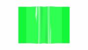 Opakowanie Paczka okładki zeszytowe A5 neon zielony 10 szt.
