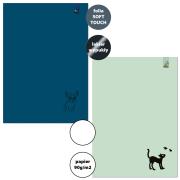 Opakowanie Paczka zeszyt A4 32k gładki Animal Sketch mix pakiet 5 sztuk