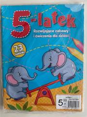 Okładka książki Pakiet 5-latek + kolorowamka MIX