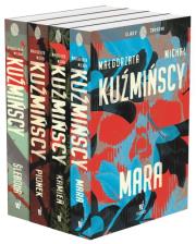 Pakiet ETNOKRYMINAŁY: Śleboda / Pionek / Kamień / Mara. Autor: Małgorzata Kuźmińska, Michał Kuźmiński. Dadada.pl Okładka książki Pakiet ETNOKRYMINAŁY: Śleboda / Pionek / Kamień / Mara