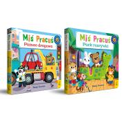 Okładka książki Pakiet Miś Pracuś. Pomoc drogowa / Park rozrywki