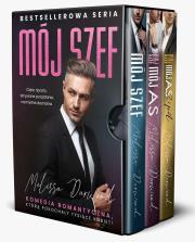 Pakiet: Mój szef T.1-3. Autor: Darwood Melissa. Dadada.pl Okładka książki Pakiet: Mój szef T.1-3