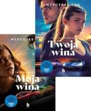 Pakiet: Moja wina, Twoja wina w.filmowe. Autor: Ron Mercedes. Dadada.pl Okładka książki Pakiet: Moja wina, Twoja wina w.filmowe